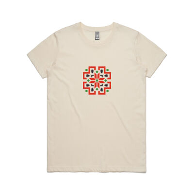 Flowers for Hind - Deluxe Double-sided Fem Fit Tee Thumbnail