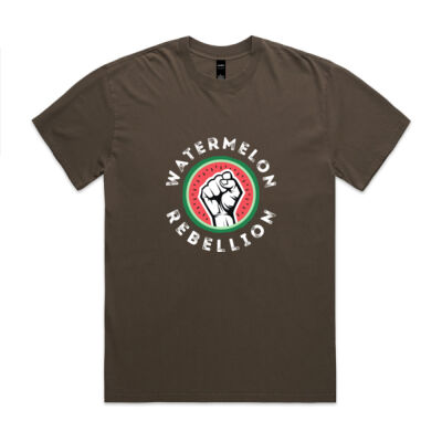 Welcome to the Rebellion - Faded Heavy Deluxe Double-sided Unisex Tee Thumbnail