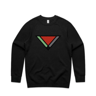 Watermelon Kufiya - Deluxe Double-sided Unisex Sweater Thumbnail
