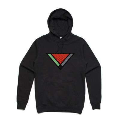 Watermelon Kufiya - Deluxe Double-sided Unisex Hood Thumbnail